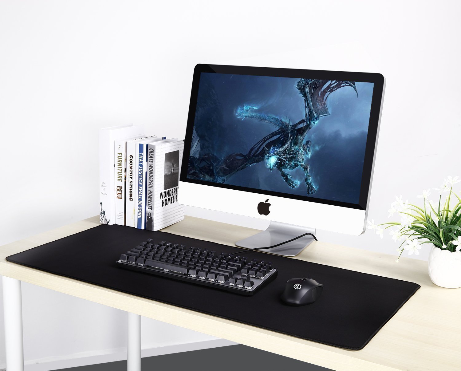 Addison 300271 Siyah Renk Oyuncu ve Ofis Mouse Pad