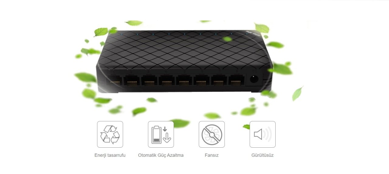 Ruiji Reyee Rg-Es08g 8 Port Masaüstü Network Gigabit Switch