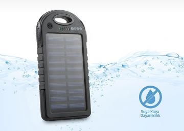 S-link IPS-905 4000mAh Solar Şarj Edilebilir Taşınabilir Pil Şarj Cihazı