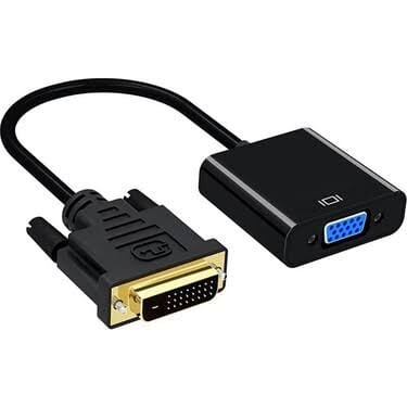 POWERMASTER PM-18636 DVI-D 24+1 ERKEK TO VGA DİŞİ ÇEVİRİCİ ADAPTÖR KABLO DVI TO VGA ADAPTÖR