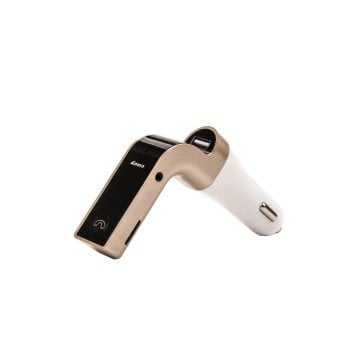 Bludfire Carg7 Bluetooth Araç FM Transmitter Usb Girişli - Gold-Gümüş-Siyah-Pembe
