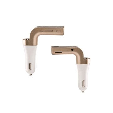 Bludfire Carg7 Bluetooth Araç FM Transmitter Usb Girişli - Gold-Gümüş-Siyah-Pembe