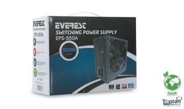 Everest EPS-550A 550W 12cm Fan 4*SATA Aktif PFC Power Supply...%80 Enerji Tasarruflu Yeni Versiyon 22db Sesiz Vantilatörlü Masaüstü Pc, Endüstriyel Pc, Server ve Cpu Sistemleriyle Uyumlu Yüksek Verimli Pfc Power Supply