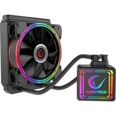 Rampage AQUA120-RGB 42.5 CFM 2000RPM 12cm AMD/Intel LGA1200 Uyumlu S-RGB 120mm Sıvı Soğutmalı CPU Fan