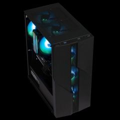 BFC-C20W60KKGKK-4F C20 Black 4 F-RGB fans+600w white PSU