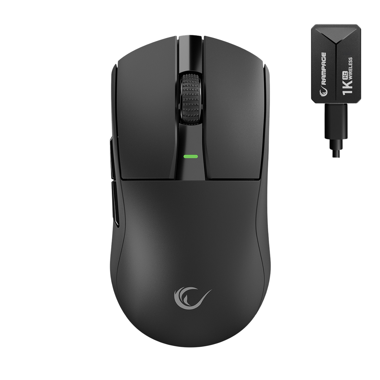 Rampage ZENITH BT+Wired+2.4G Siyah Kablosuz PAW3395 NORDIC 52833 MCU Gaming Oyuncu Mouse Rampage
