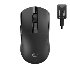 Rampage ZENITH BT+Wired+2.4G Siyah Kablosuz PAW3395 NORDIC 52833 MCU Gaming Oyuncu Mouse Rampage