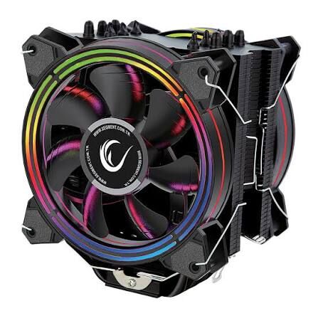 Rampage ICED120-RGB 42.5CFM 2000RPM Çift 12cm AMD/Intel LGA1200 Uyumlu S-RGB Hava Soğutmalı CPU Fan