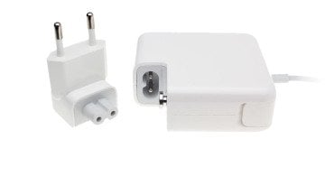 Compaxe CLAP-304 Apple Macbook ve Macbook Pro İçin 60W MagSafe Güç Adaptörü... Yüksek Verimli 16.5V 3.65A 60W Old T Type Konnektörlü Kolay Taşınabilir Tasarım Apple Şarj Adaptörü