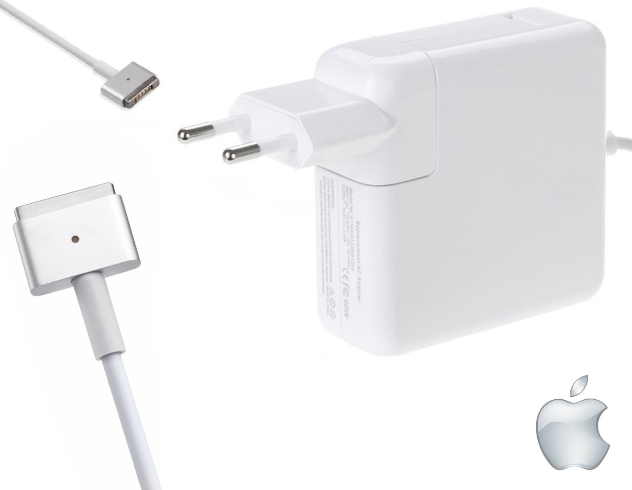 Compaxe CLAP-305 Apple Macbook Pro Şarj Aleti 60W MagSafe 2