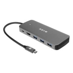 S-link SWV-USBC036 6 in 1 Gri Metal Type-C to HDMI+USB3.0+PD3.0 USB-C 3.1 M2 SSD Depolama Fonskiyonlu 6 in 1 USB-C Hub