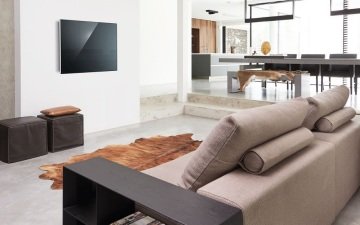 Sabit Emniyet Kilitli Tv Askı Aparatı - Micra MI-42 38'' 55'' Duvar Tipi Universal