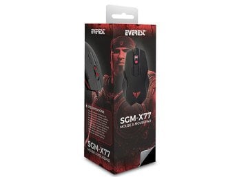 Everest SGM-X77 Usb Siyah Gaming Mouse Pad ve Oyuncu Mouse