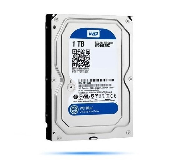 WD Blue 1Tb 7200Rpm Sata 3 64Mb 3.5'' Wd10ezex Harddisk Pc Hdd