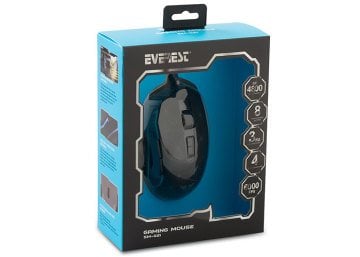 Everest SM-G21 Makrolu 4 Renk Aydınlatmalı 4800 dpi Oyuncu Mouse