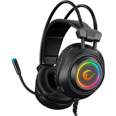 Rampage RM-K19 RAGING PLUS Siyah USB 7.1 Surround RGB Ledli Gaming Oyuncu Mikrofonlu Kulaklık Rampage