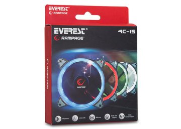 Rampage 4C-15 120*120*25mm Yeşil Kasa Fanı