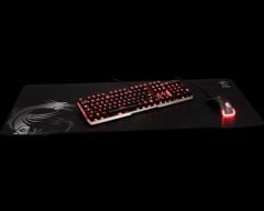 MSI GG AGILITY GD70 GAMING MOUSEPAD 90X40CM 3 MM KAYMAZ KAUCUK TABAN IPEKSI YUZEY OYUNCU FARE ALTLIGI