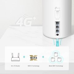 TP-LINK DECO X20-4G + AX1800 Whole Home Mesh Wı-Fı 6 Router