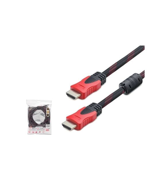 HADRON HDX2017 HDMI (M) TO HDMI (M) KABLO ÖRGÜLÜ 10M SİYAH