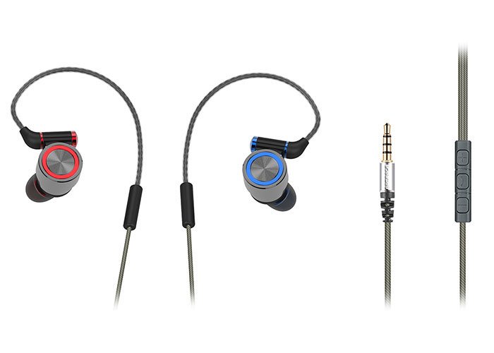 Rampage SN-J8 ELEGANT Mobil Telefon Uyumlu Metal Kulak içi Gri Mikrofonlu Kulaklık