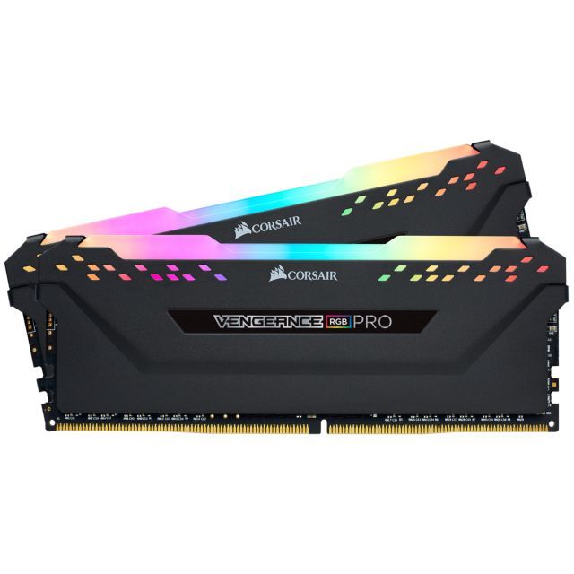 CORSAIR CMW16GX4M2A2666C16 16GB (2x8GB) DDR4 2666MHz C16 VENGEANCE RGB PRO BELLEK BLACK