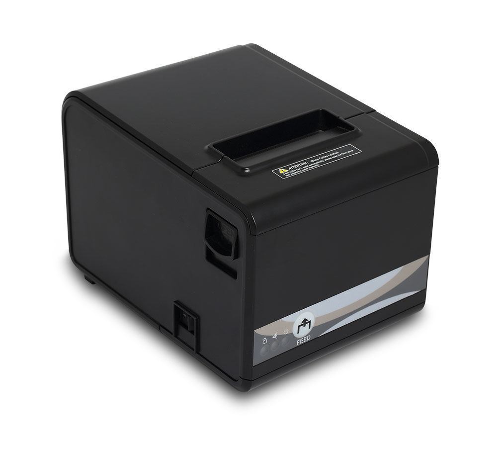 Possify FY825X  ESC / POS Komutları Uyumlu Seri + USB veya Ethernet Arayüzlü Gömülü Adaptörlü Otomatik Kesicili Termal Transfer  203dpi  Fiş Yazıcı