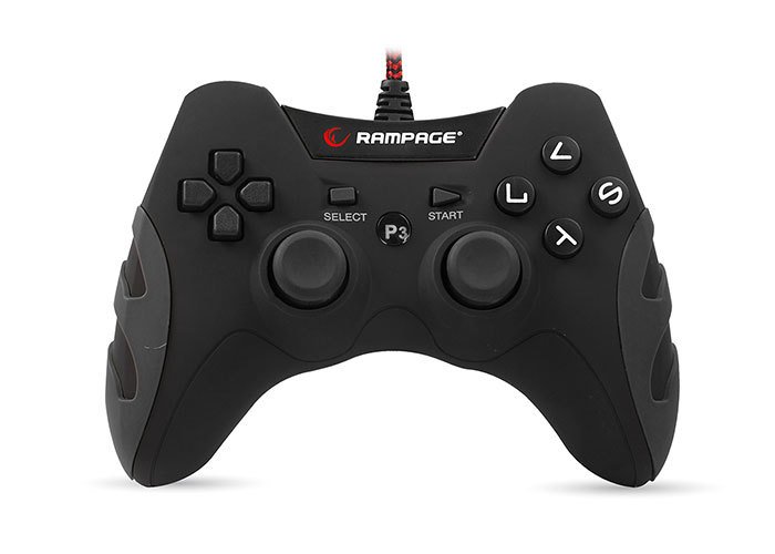 Snopy Rampage SG-R218 PS3/PC X INPUT Siyah USB 1.8m Joypad