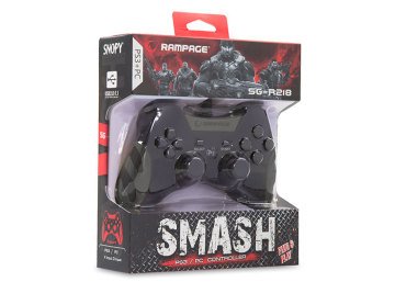 Snopy Rampage SG-R218 PS3/PC X INPUT Siyah USB 1.8m Joypad