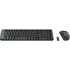 Logitech MK220 KABLOSUZ SET MM Q TR USB SİYAH