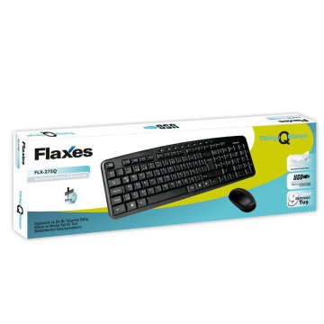 FLAXES FLX-275Q Q/USB MULTİMEDİA KABLOLU KLAVYE MOUSE COMBO SET