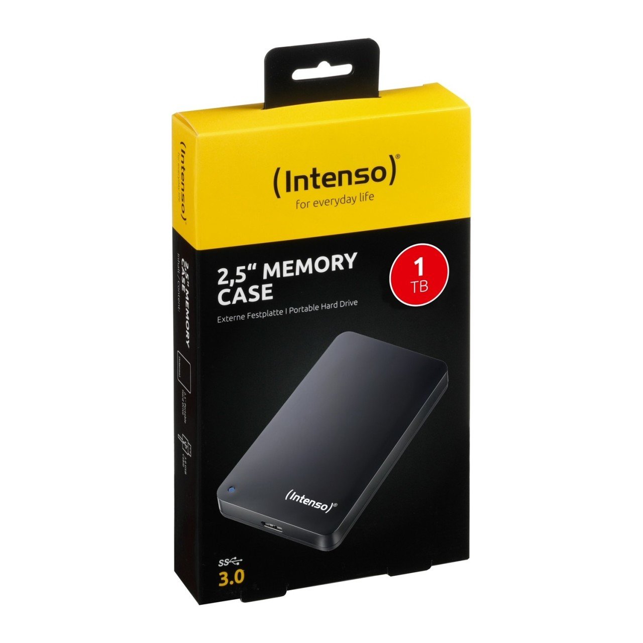 Intenso 1TB USB 3.0 Taşınabilir Harici Harddisk Siyah 2,5'' INT6021560