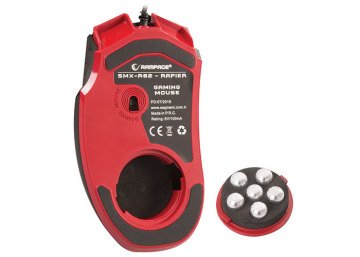 Rampage SMX-R82 RAPIER Usb Siyah 3200dpi Makrolu Gaming Mouse