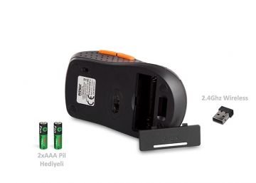 Everest SM-444 Usb Siyah 2.4Ghz 1200 Dpi Kablosuz Mouse