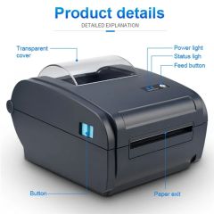 AFANDA EFİX BARKOD YAZICI 203dpi Pos ZC-9210 L BL USB TERMAL YAZICI