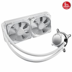 ASUS ROG STRIX LC II 240 ARGB AURA SYNC RGB 120MM ADRESLENEBİLİR RGB FAN SIVI CPU SOĞUTUCUSU BEYAZ