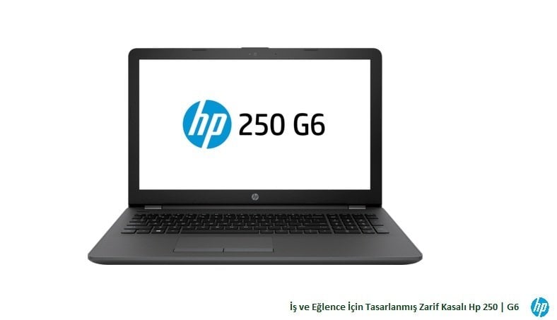 Hp 250 G6 3GH64ES i3-6006U 4Gb 256Gb Ssd 2Gb Amd R5 M430 15.6'' Freedos - Hp İş ve Eğlence