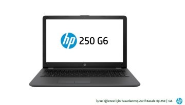 Hp 250 G6 3GH64ES i3-6006U 4Gb 256Gb Ssd 2Gb Amd R5 M430 15.6'' Freedos - Hp İş ve Eğlence