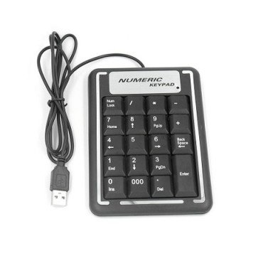 Numeric Keypad SRF-21 19 Tuşlu Numerik Klavye...Usb Pc ve Notebook Uyumlu Taşıması Kolay Minimal Tasarım