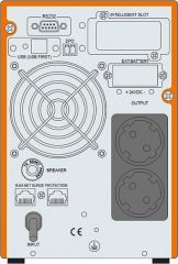 MU01000N11EAV04 UPS Online 1KVA 1F/1F 4-8 dk. 2x12V/7AH Akü Powerpack SE