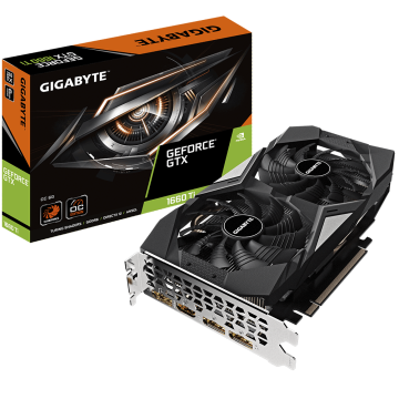 Gigabyte  GeForce GTX 1660 Ti OC 6G 6GB GDDR6 192Bit DX12 GV-N166TOC-6GD Gaming Ekran Kartı