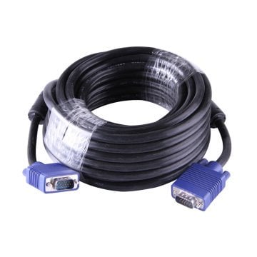 QPORT Q-VGA30 15 PİN FİTRELİ 30 METRE ERKEK ERKEK VGA MONİTÖR KABLO