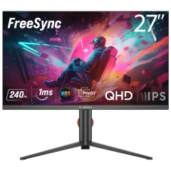 Rampage RIPPER RM27F240Q 27 240Hz 1ms Fast IPS QHD Freesync RGB Pivot PC Flat Oyuncu Monitörü