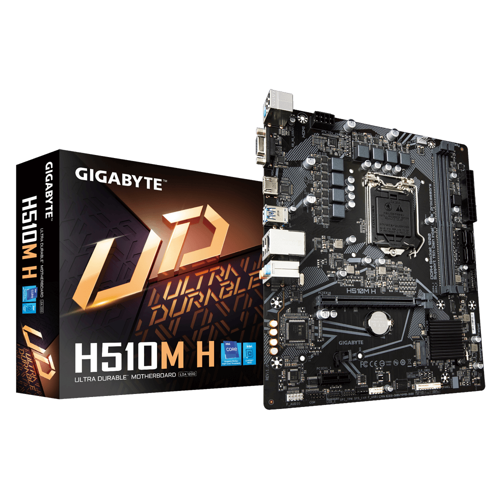 GIGABYTE H510M H V2 3200Mhz HDMI M.2 mATX 1200p