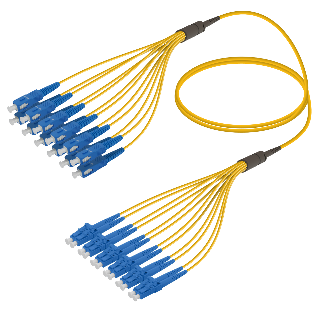 MT02382 Samm Fiber Optik LC-LC Patch Cord Duplex MM -OM3 - 35M