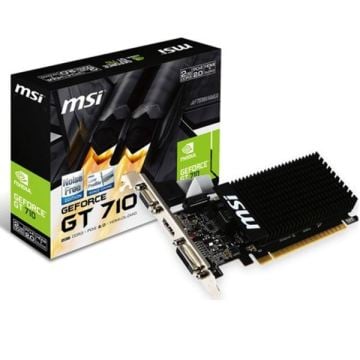 Msi GeForce GT 710 2GD3H LP 2GB DDR3 64Bit DX12 Ekran Kartı