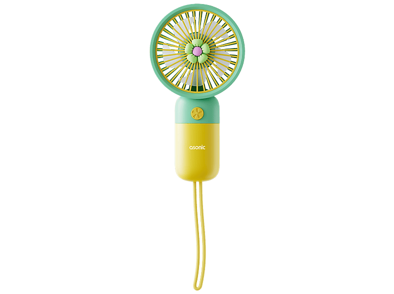 Asonic AFN24 Sarı 250mAh Elde Taşınabilir Masaüstü Usb Fan