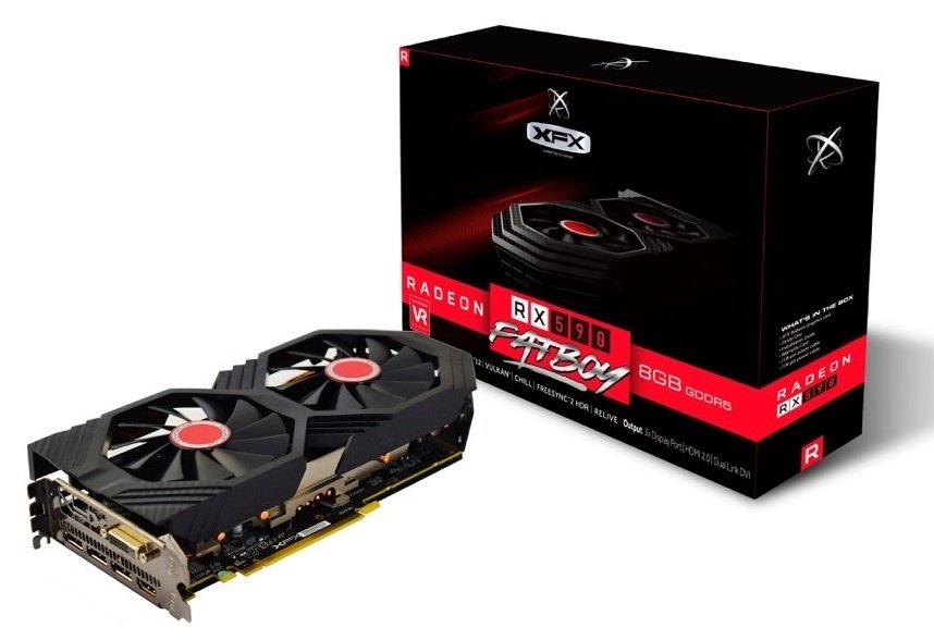 Xfx Rx 590 Fatboy 8Gb Ddr5 256Bit Radeon Dx12 Gaming Rx590 Oc Vulkan Ekran Kartı