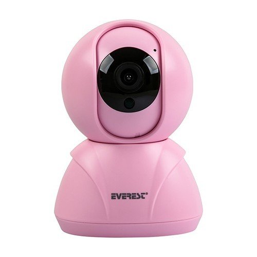 Everest DF-841W 2.0 MP IP Smart Wifi Network TF Card Pembe Güvenlik Kamerası