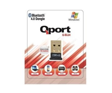 Qport Bluetooth 4.0 Dongle - Qport Q-BLU4 Usb Adaptör